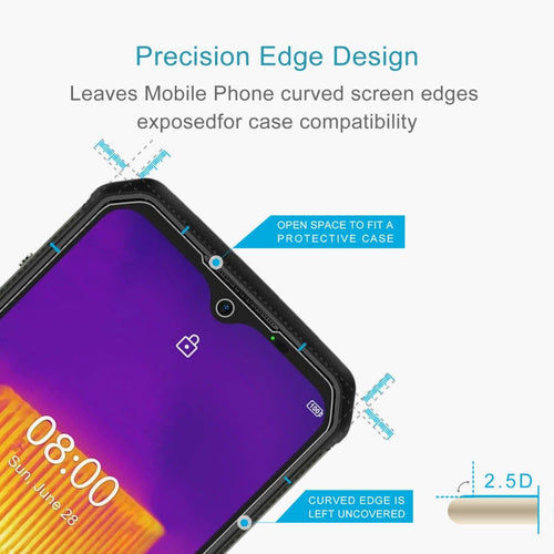 Ulefone Für Ulefone Armor 9 0,26 mm 9H 2,5D gehärtete Glasfolie