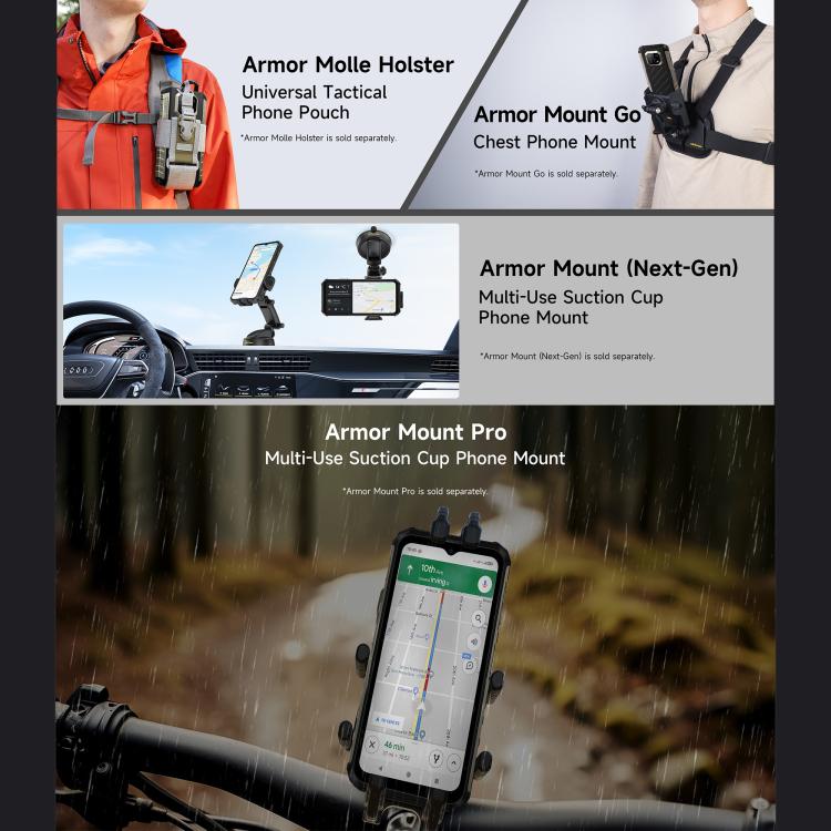 Ulefone Ulefone Armor 22 Pro, eSIM, 8 GB + 256 GB, 6,58 Zoll Display, Android 15, 4G, NFC, OTG