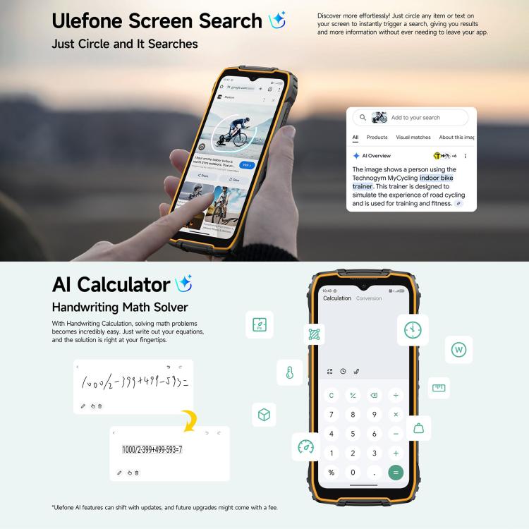 Ulefone Ulefone RugKing 4 Pro, 8 GB + 256 GB, (IP68/IP69K), 6,56 Zoll, Android 15, Unisoc T7250 Octa-Core-Prozessor, Netzwerk: 4G, NFC, OTG