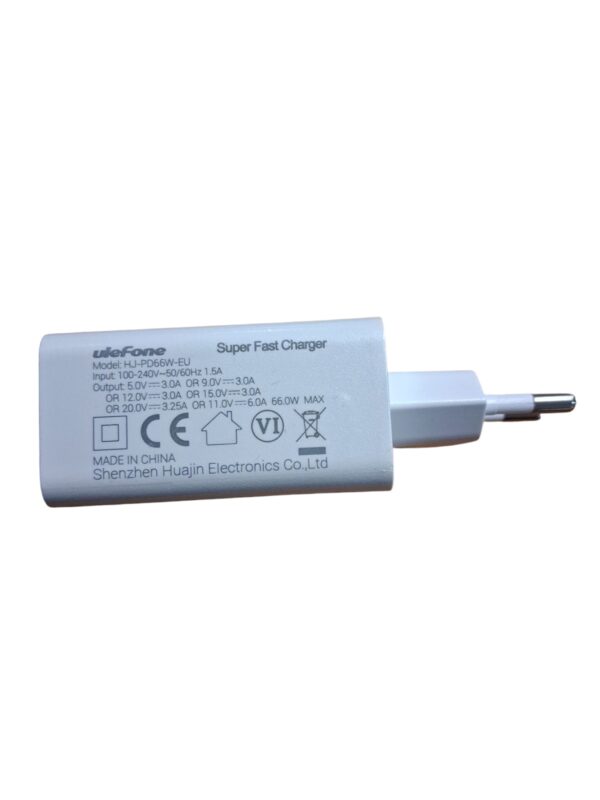 Original Ulefone Super Fast Charger Ladegerät 66W PD – Bild 3