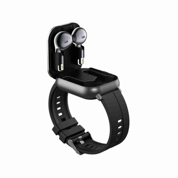 D8 2,01 Zoll 2 in 1 Bluetooth-Kopfhörer-Silikonband-Smartwatch, unterstützt Gesundheitsüberwachung / NFC, Silicone Band (Black), Silicone Band (Beige) – Bild 13