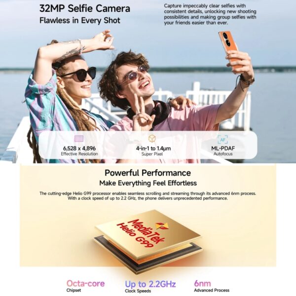 Ulefone Note 17 Pro, Bildschirm-Fingerabdruck, 6,78 Zoll Android 13 MediaTek Helio G99 MTK6789 Octa Core, NFC, Netzwerk: 4G, 12GB+256GB – Bild 11