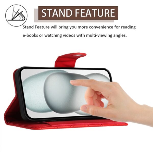 Rhombic Texture Flip Leder Handyhülle mit Trageband, For Ulefone Note 18 Ultra, For Ulefone Note 14 – Bild 3
