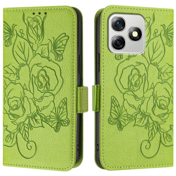 RFID-Diebstahlsichere Leder-Telefonhülle mit geprägter Rose, For Ulefone Note 18 Ultra, For Ulefone Note 14 – Bild 2
