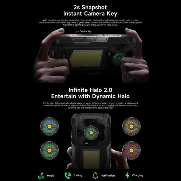 Ulefone Armor 33 12GB+512GB, 6.95, 4G, OTG, NFC, grosses LED Licht *Vorverkauf* Lieferungen ab 12.08.25 – Bild 13