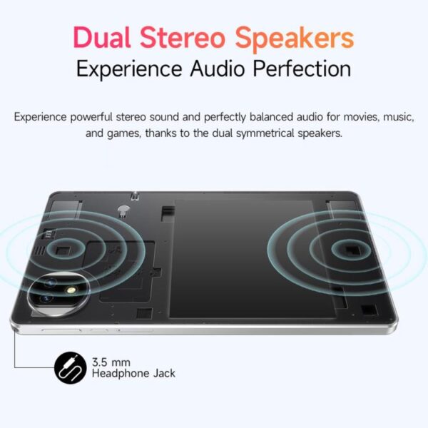 Ulefone Tab A10 Pro Tablet PC, 6GB+128GB, 8.68 inch Android 15 MediaTek Helio G91 Octa Core 4G Network, EU Plug – Bild 13
