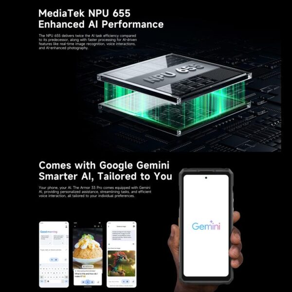 Ulefone Armor 33 Pro 16GB+512GB, Night Vision, 6.95 inch + 3.4 inch Dual Screen – Bild 20