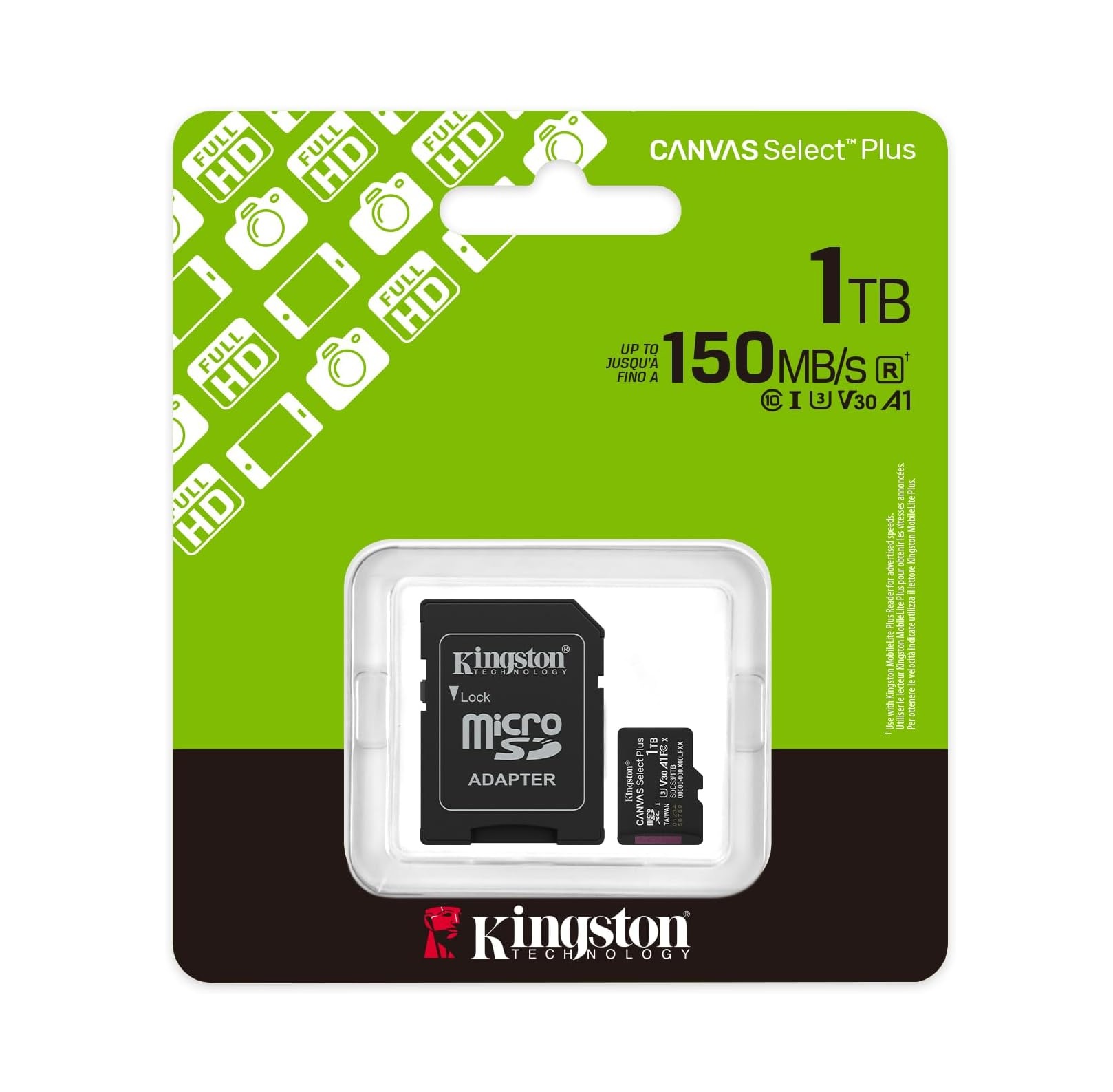 Kingston 1TB LSDMI Hochgeschwindigkeits MicroSD Karte