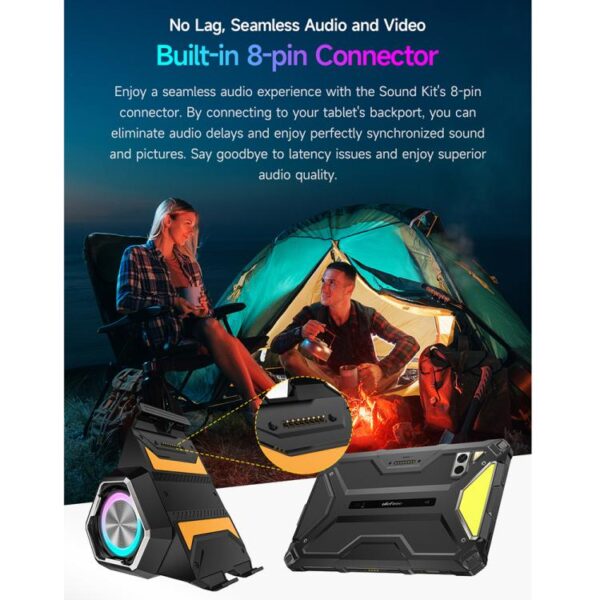 Tragbarer Ulefone-Halter, kabelloser Bluetooth-Lautsprecher für Ulefone Armor Pad 4/4 Ultra – Bild 4