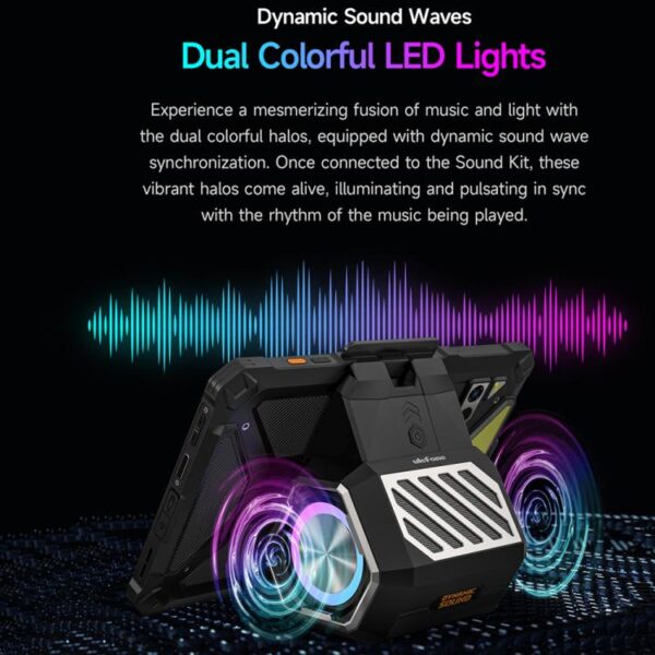 Tragbarer Ulefone-Halter, kabelloser Bluetooth-Lautsprecher für Ulefone Armor Pad 4/4 Ultra – Bild 6