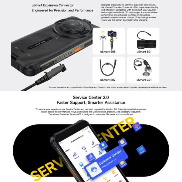 Ulefone RugKing, 8GB+256GB, IP68/IP69K, 5.99 Zoll Android 15 Unisoc T7255 Octa Core – Bild 13