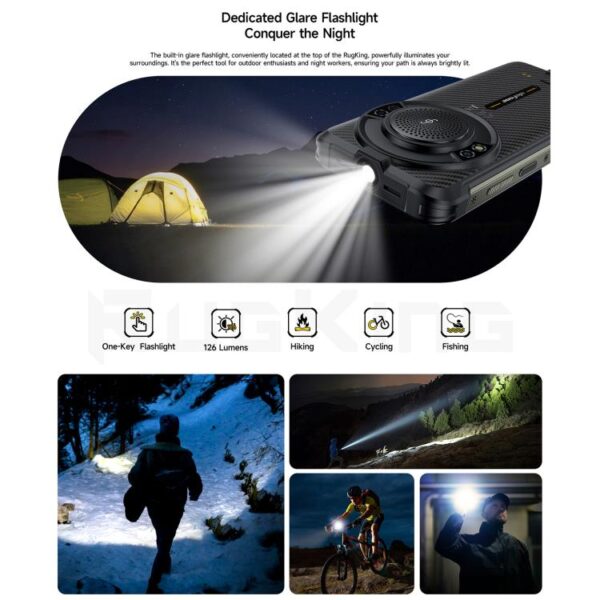 Ulefone RugKing, 8GB+256GB, IP68/IP69K, 5.99 Zoll Android 15 Unisoc T7255 Octa Core – Bild 6