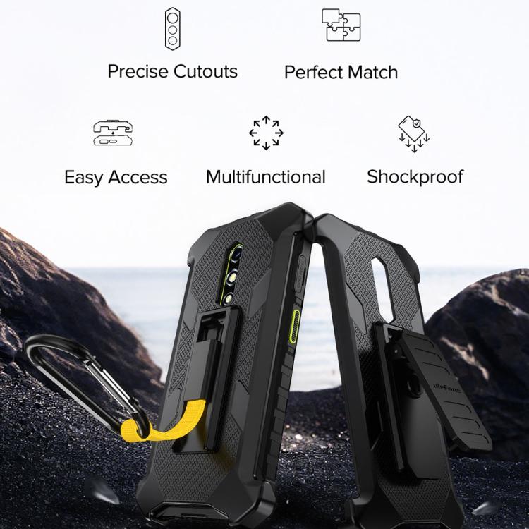 Ulefone Armor Back Clip-Telefonhülle mit Karabiner – Bild 4
