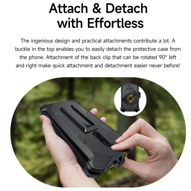 Ulefone Armor Back Clip-Telefonhülle mit Karabiner – Bild 6