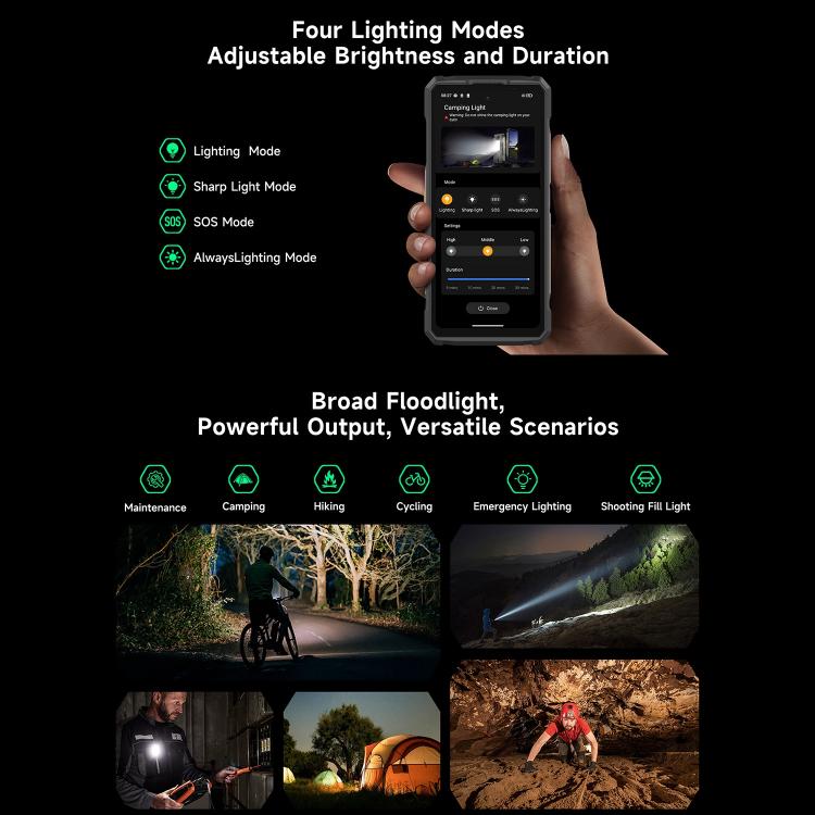 Ulefone Armor 33 Rugged Phone, 12GB+512GB, 6.95 inch Android 15 MediaTek Helio G100 Octa Core, Network: 4G, OTG, NFC, LED Light, Armor 33 – Bild 16