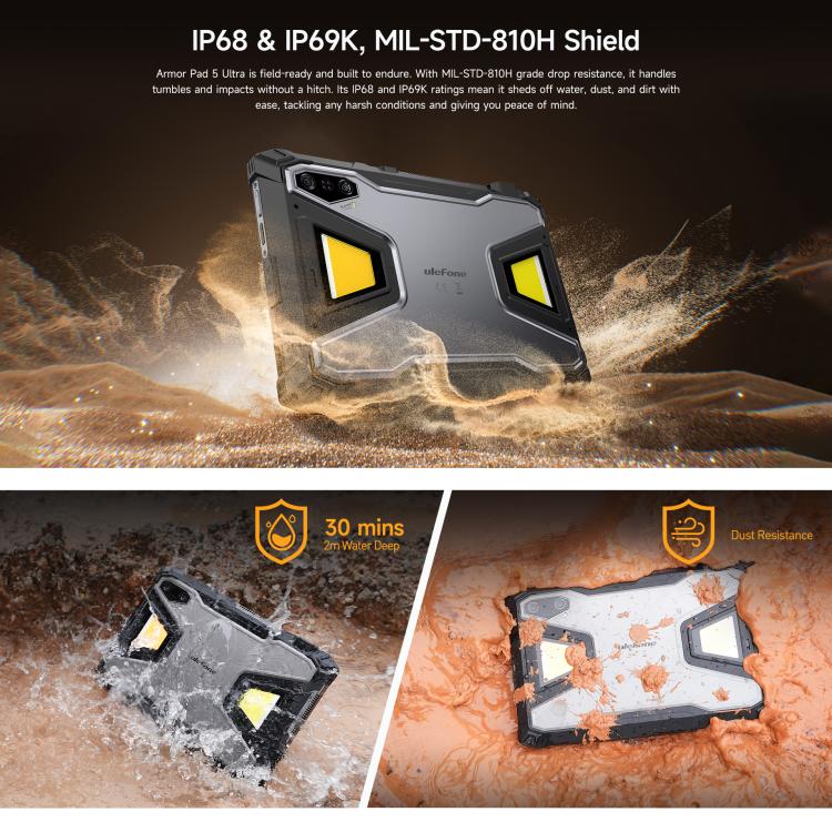 Ulefone Armor Pad 5 Pro Tablet PC, 12 GB + 512 GB, 11 Zoll – Bild 16