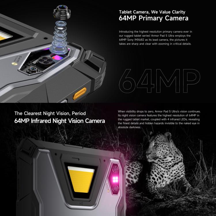 Ulefone Armor Pad 5 Pro Tablet PC, 12 GB + 512 GB, 11 Zoll – Bild 21