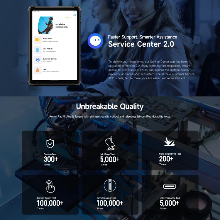 Ulefone Armor Pad 5 Pro Tablet PC, 12 GB + 512 GB, 11 Zoll – Bild 25