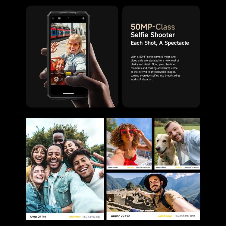 Ulefone Armor 29 Pro Thermal Version – 16 GB + 512 GB, Nachtsicht, 6,67 Zoll + 1,04 Zoll Display, Android 15 – Bild 10